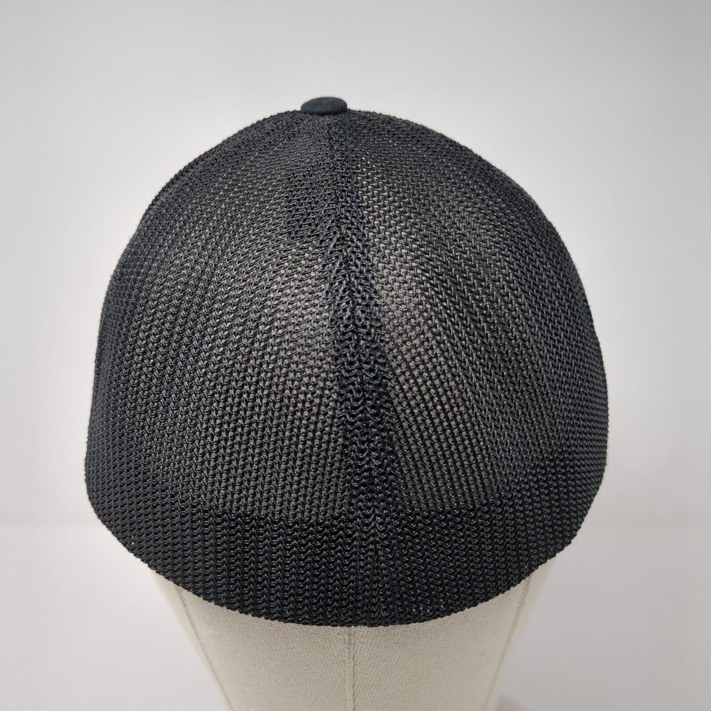 Idaho 208 Fitted Mesh Back Trucker Hat Black L/XL Flexfit Richardson