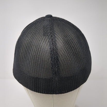 Idaho 208 Fitted Mesh Back Trucker Hat Black L/XL Flexfit Richardson