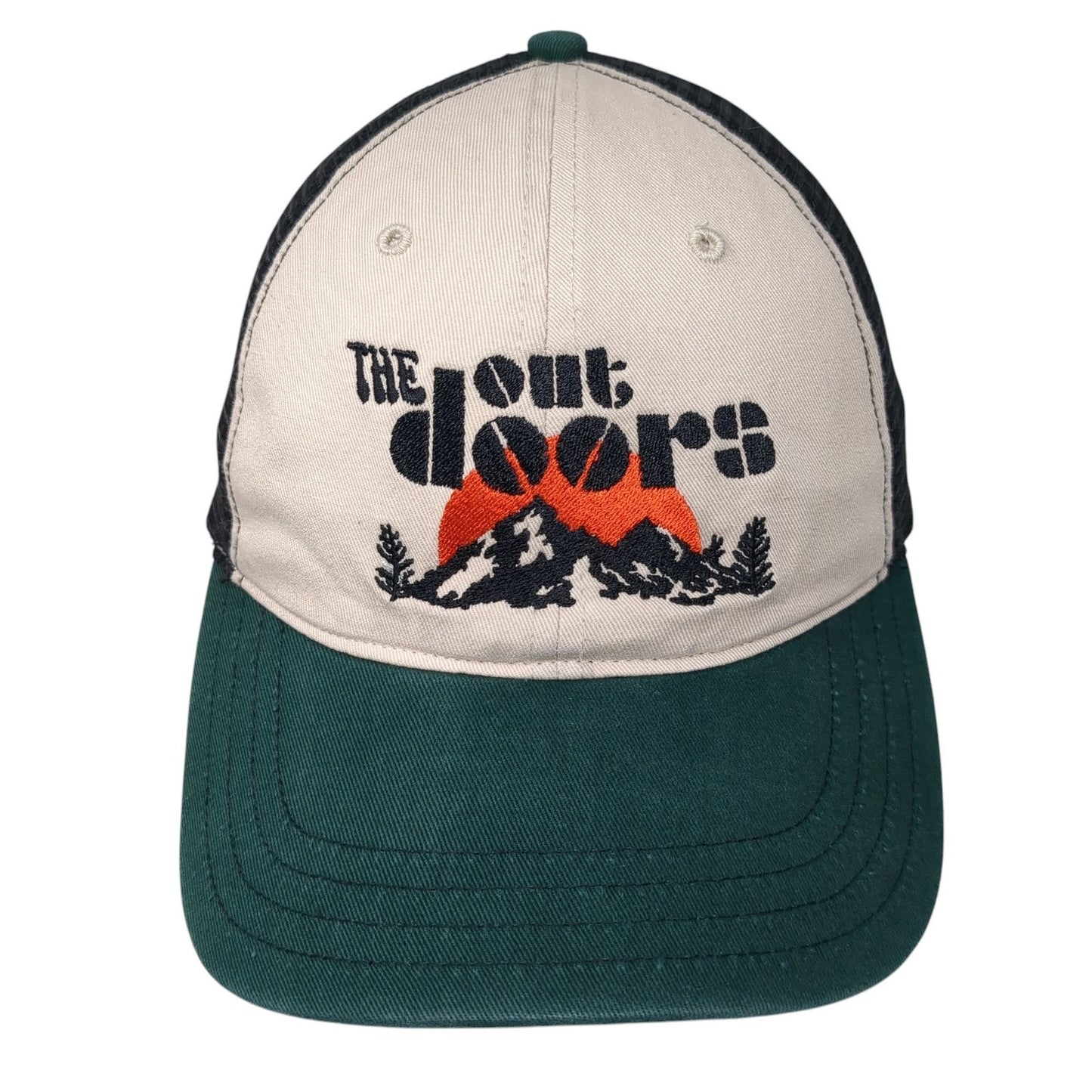 The Outdoors Snapback Trucker Hat Multi Large Mesh Back Colorblock