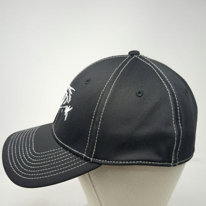 G.Loomis Baseball Cap Black L Fitted Fish Skeleton Contrast Stitching Hat