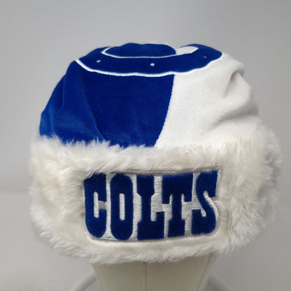 Forever Collectibles Indianapolis Colts NFL Blue White Beanie One Size Santa Hat