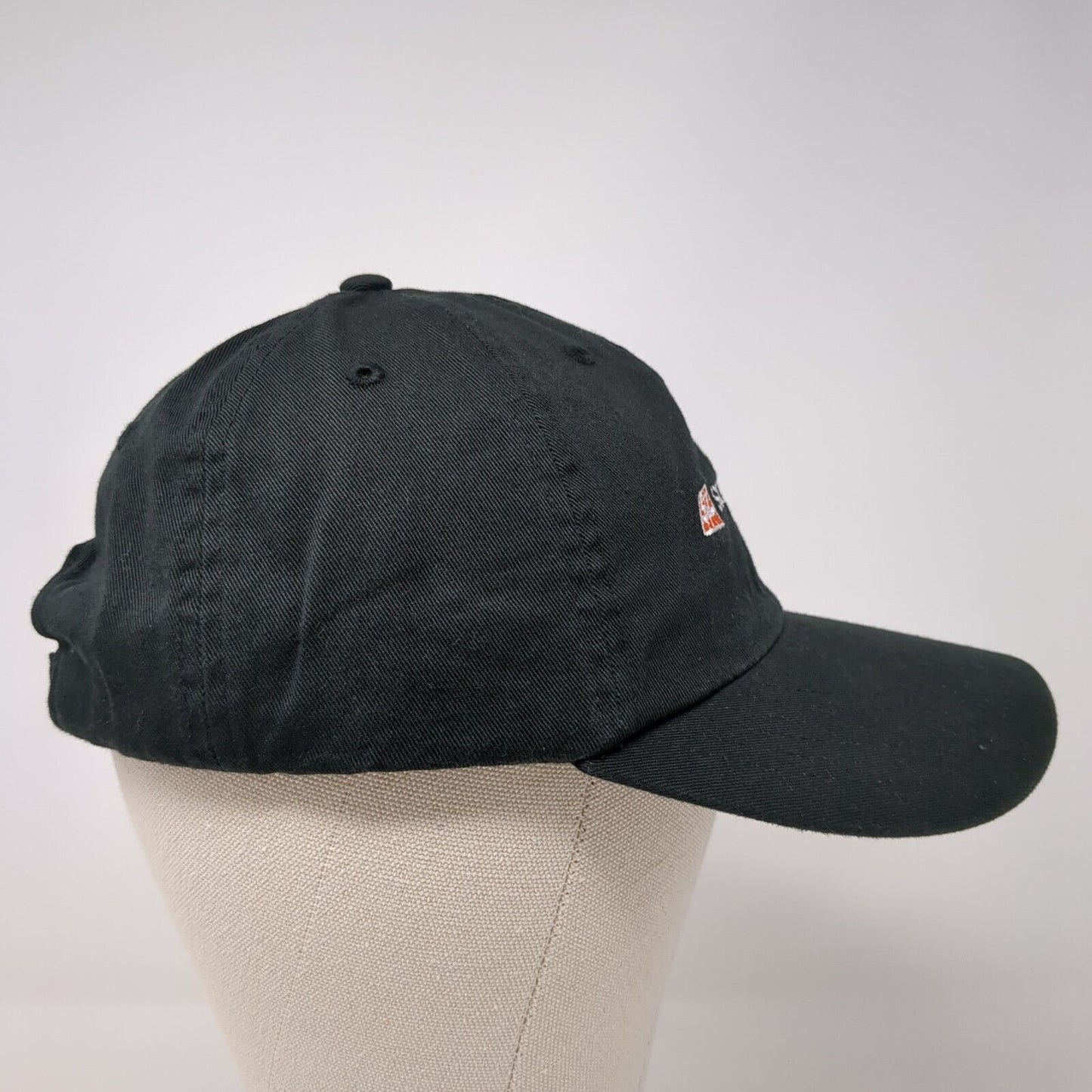 Sky Zone Slideback Hat Black One Size Embroidered Adjustable 6 Panel