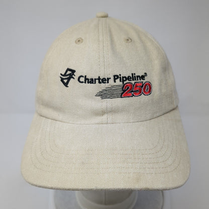 Charter Pipeline 250 Slideback Hat Tan One Size Adjustable Embroidered