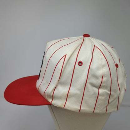 5 Panel White Red Pinstripe One Size Hat Consolidated Freightways Semi Truck