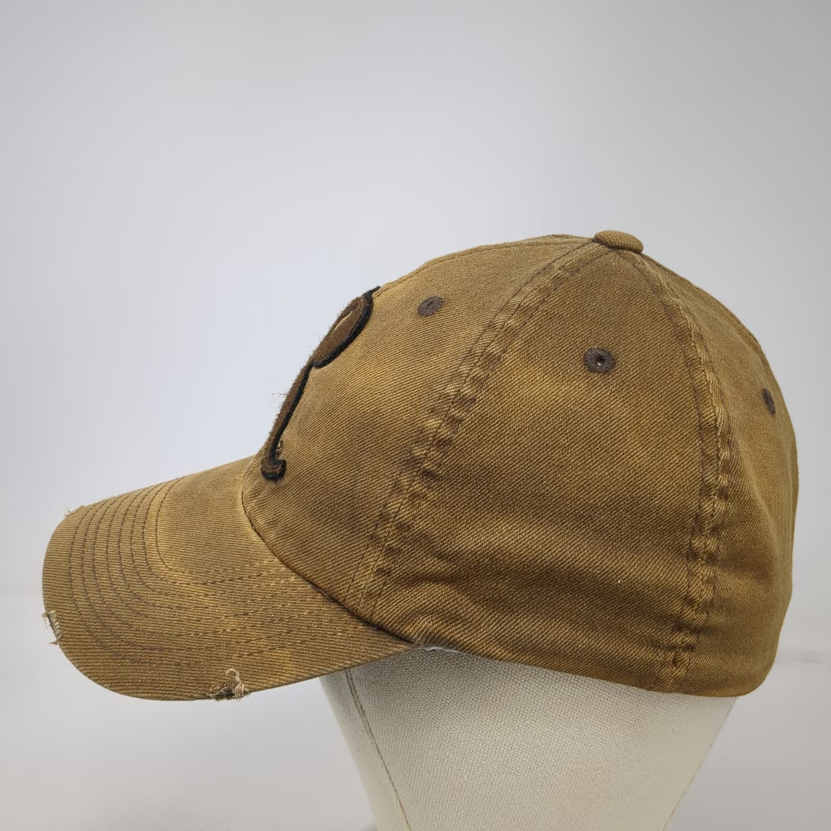Remington Baseball Cap Brown One Size Proflex Stretch Fit Embroidered R Logo Hat