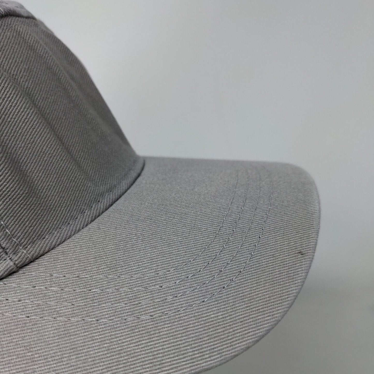 Five Star Slideback 5 Panel Hat Gray One Size Adjustable Solid Blank