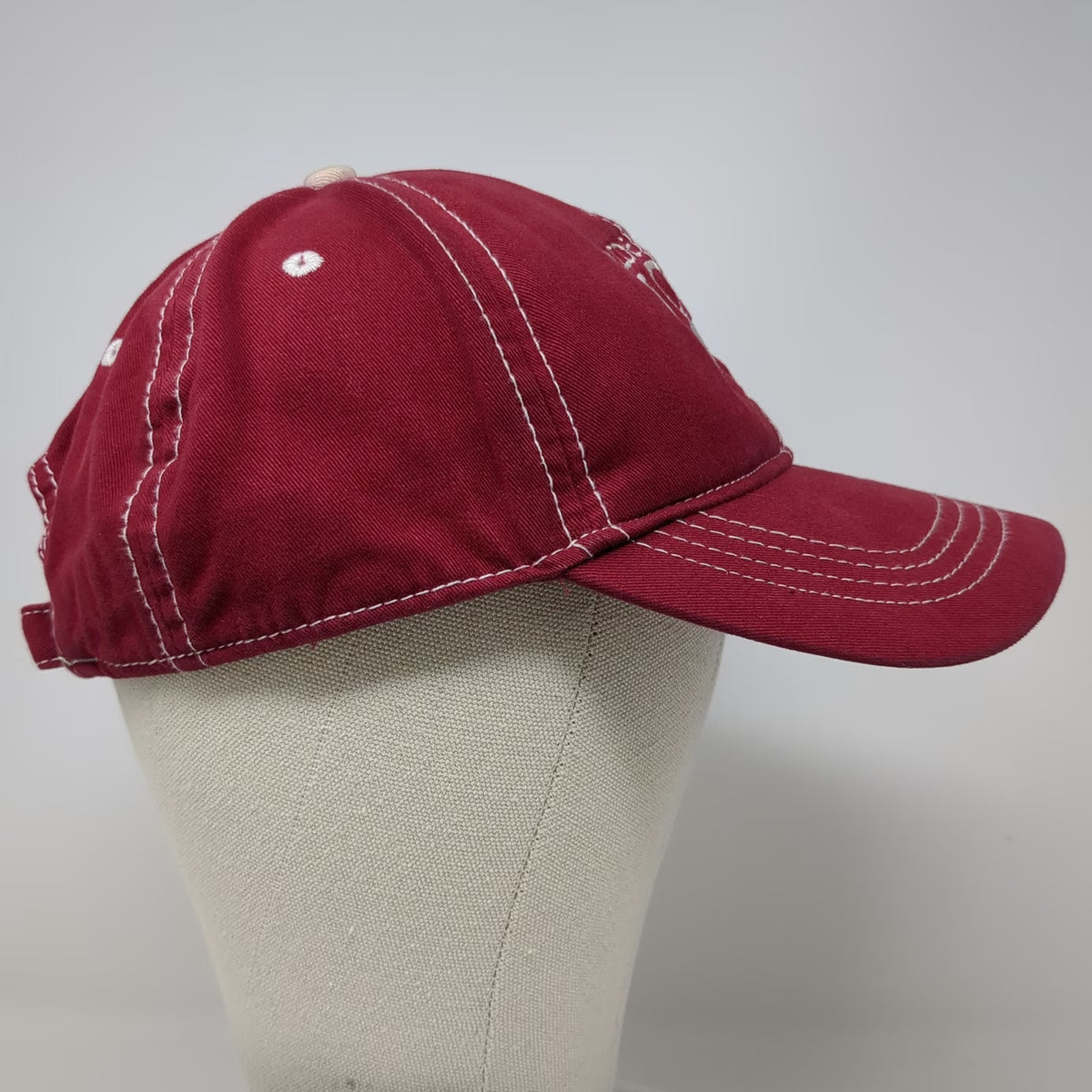 Fahrenheit Baseball Cap Red One Size Ride For Joy Horse Equestrian Slideback Hat