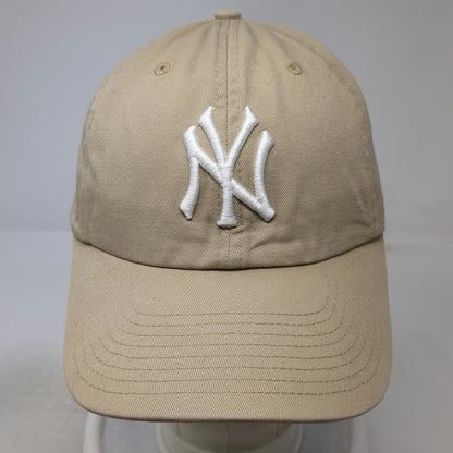 New York Yankees MLB '47 Brand Baseball Cap Beige White One Size Adjustable Hat