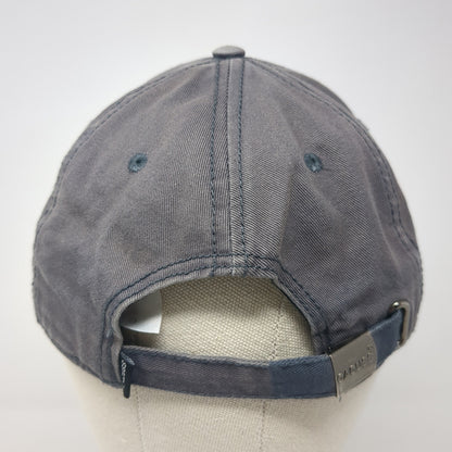 Cacuss Slideback Baseball Cap Gray One Size Adjustable 6 Panel Cotton