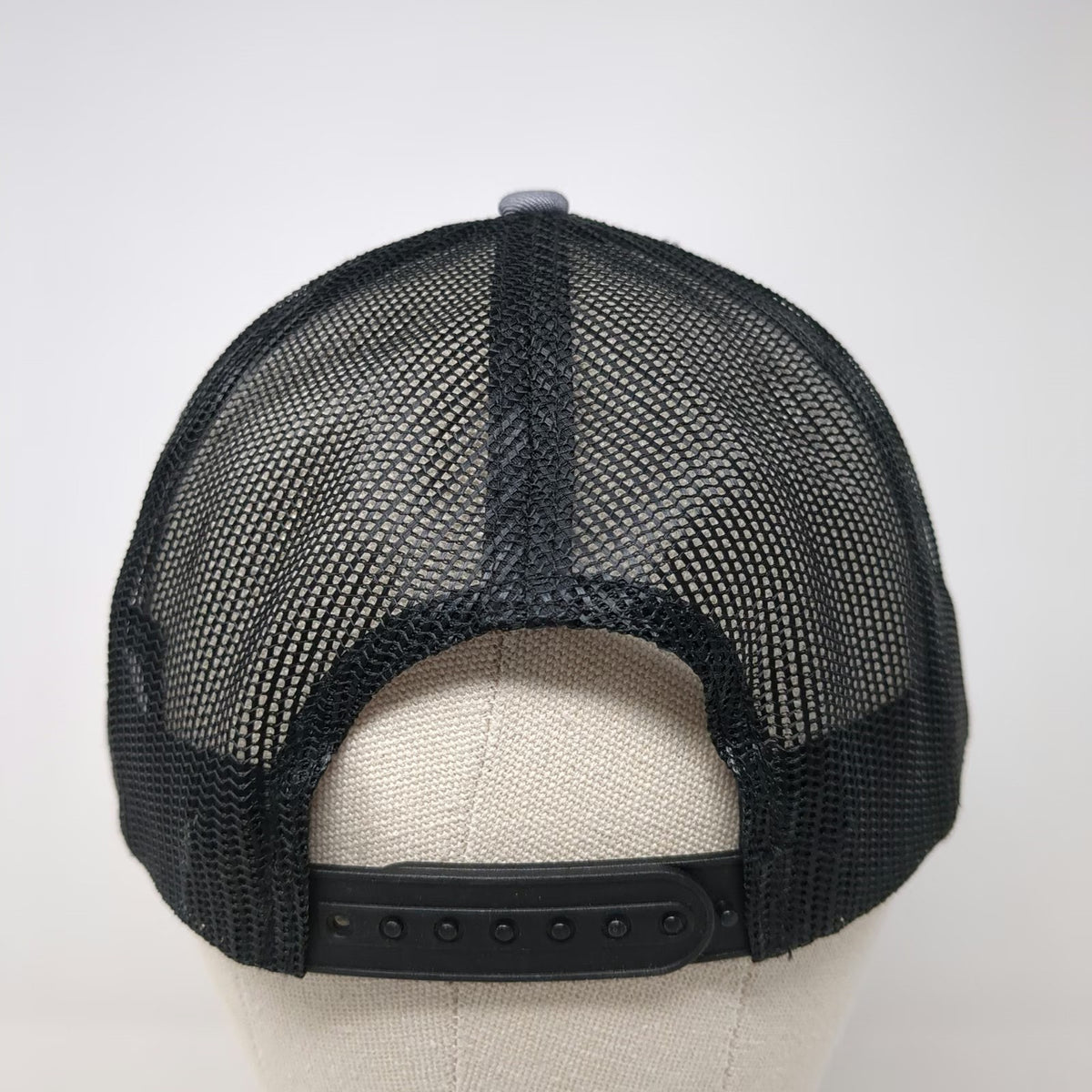 Port Authority Gonzaga Bulldogs NCAA Trucker Hat Black OSFM Leather Patch Mesh