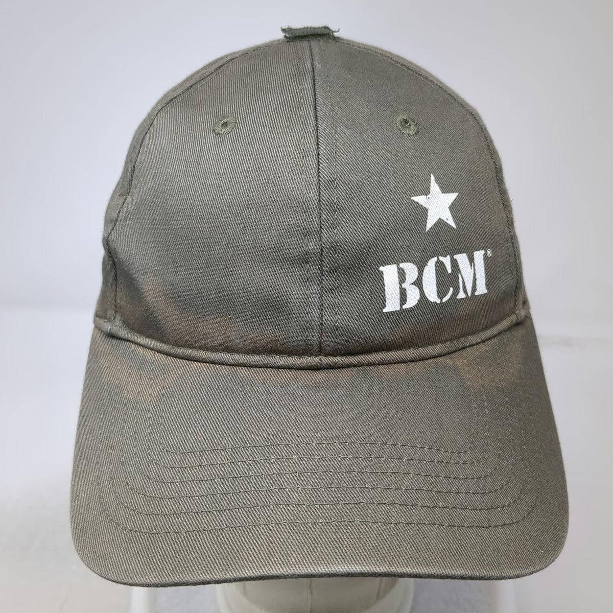 Bravo Co. Baseball Cap Green One Size BCM Star Tactical Logo Strapback Hat