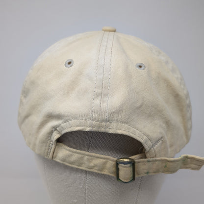 Panama Jack Baseball Cap Beige One Size Adjustable Embroidered 6 Panel Cotton