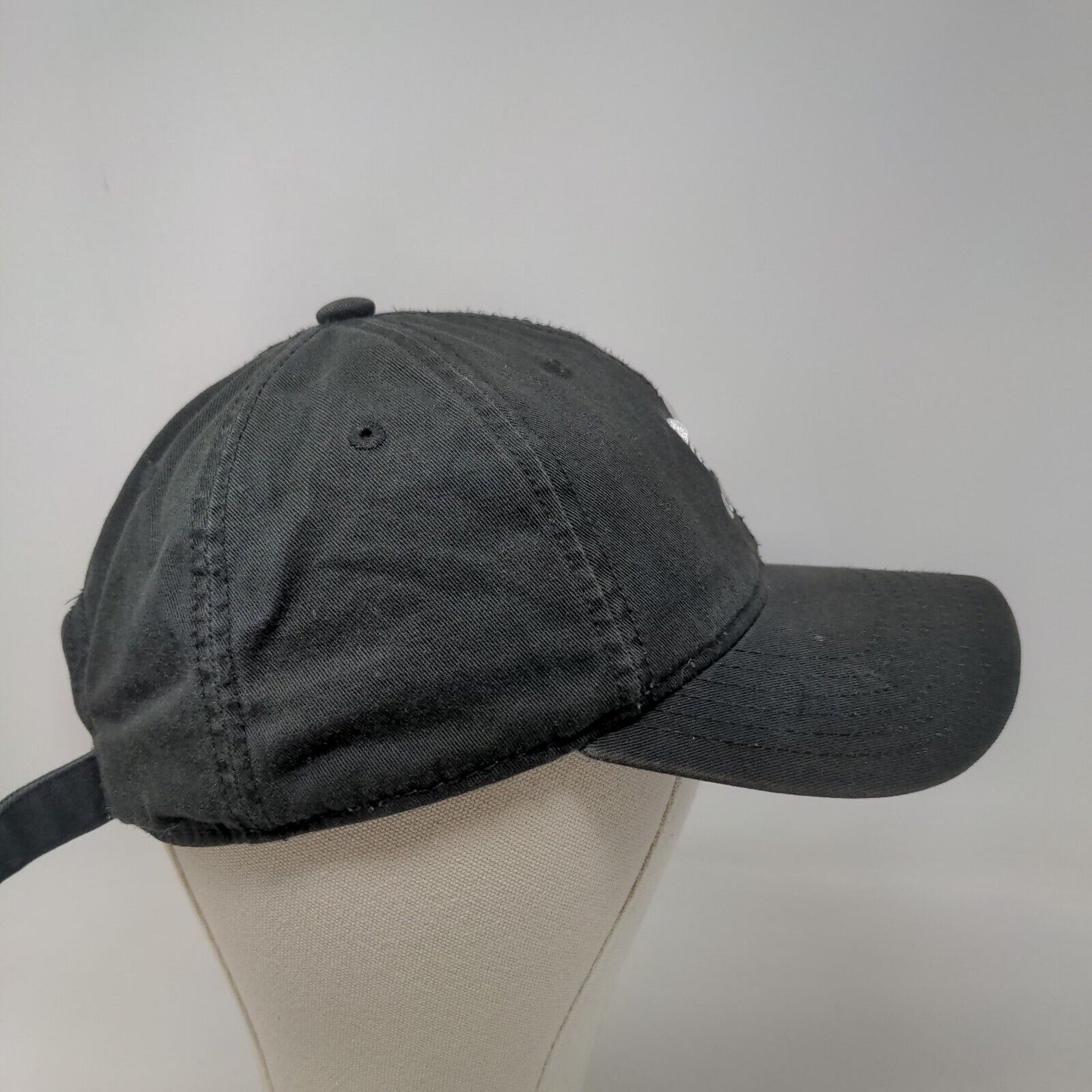 Adidas Men's Slideback Hat Black Size OSFM Embroidered Trefoil Logo Cotton