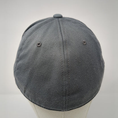 Smith Optics Fitted Hat Gray 7 1/4-7 5/8 Embroidered 210 Fitted Flexfit