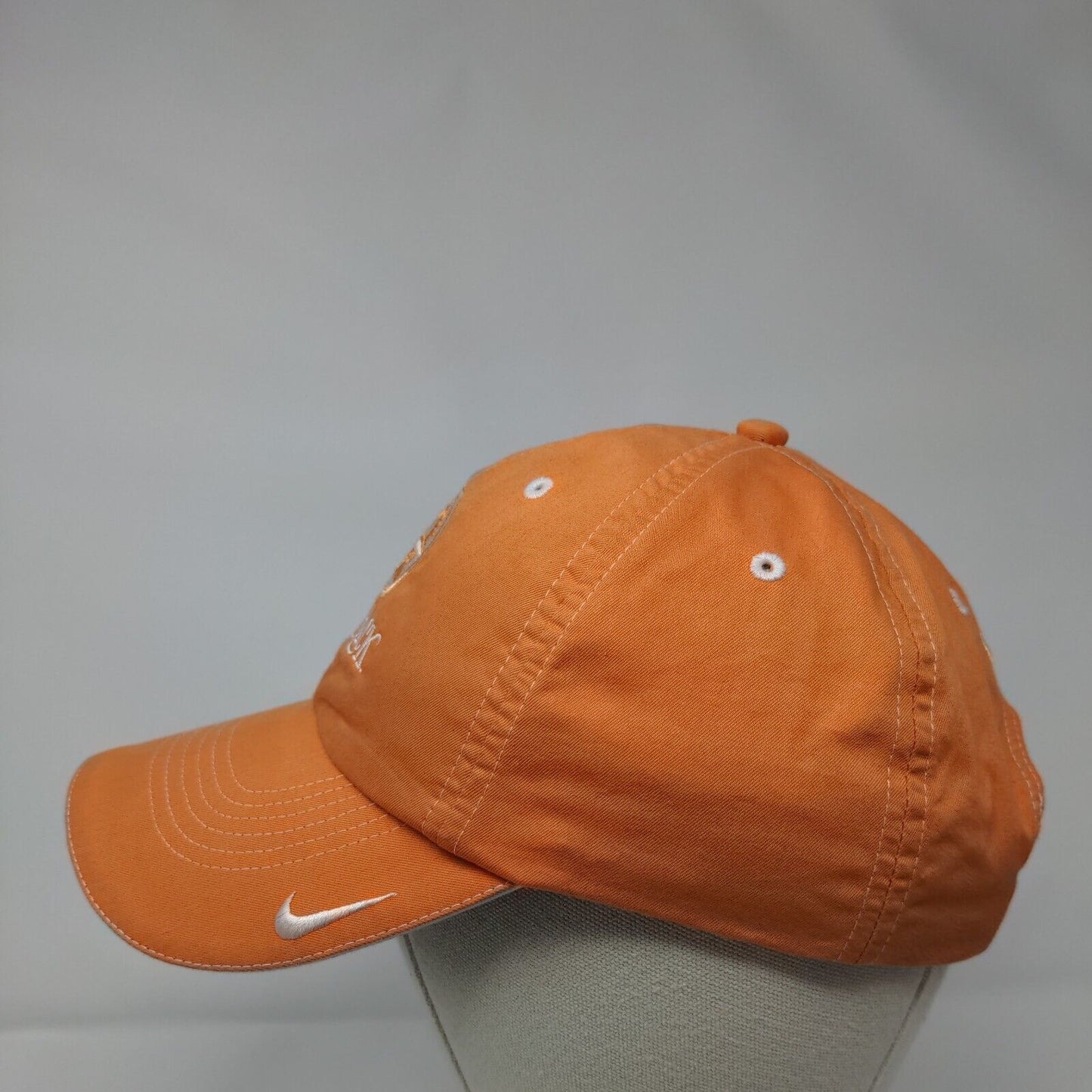 Tamarack Resort Strapback Hat Orange OSFA Embroidered Nike Golf