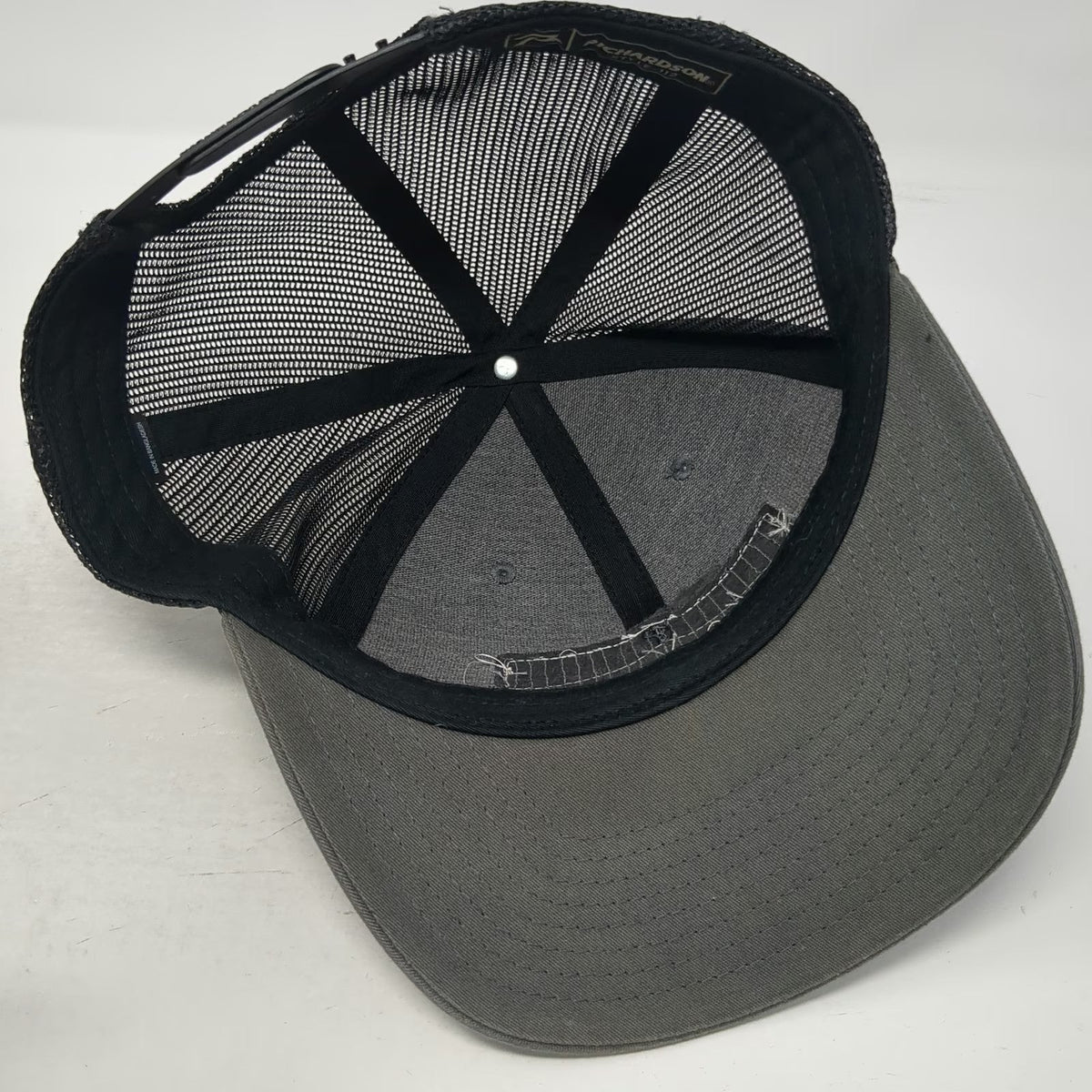 Richardson Trucker Hat Gray One Size The Simple Life Patch Mesh Snapback 112 Cap