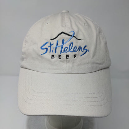 St. Helens Beef Slideback Hat Tan OSFA Adjustable Embroidered HG