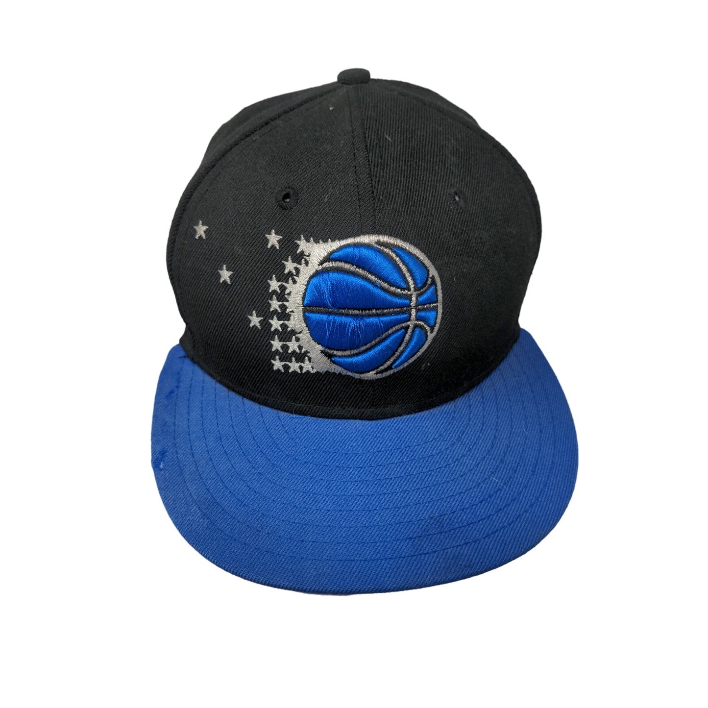 New Era 59Fifty NBA Orlando Magic Hardwood Classics Fitted Hat SZ 7 Black & Blue