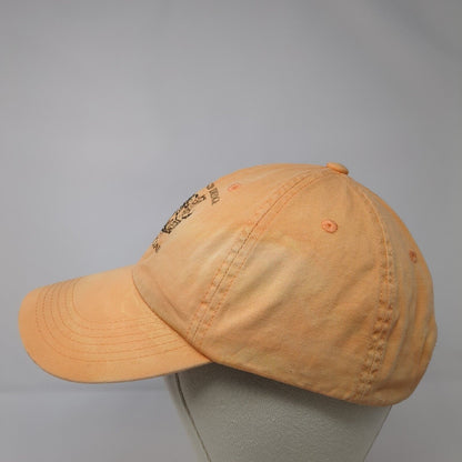 Yankee Fork Gold Dredge Bonanza Idaho Strapback Hat Orange Adjustable 6 Panel