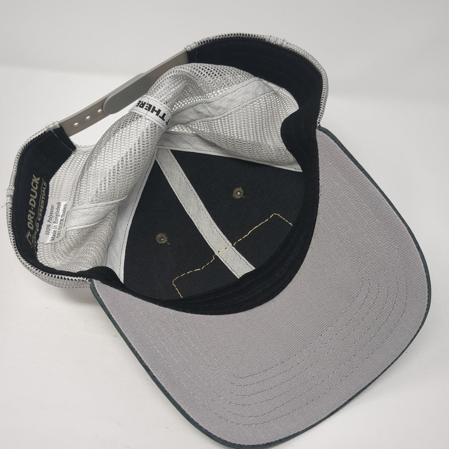 Dri-Duck Trucker Hat Green One Size Adjustable Mesh Back 6 Panel Polyester