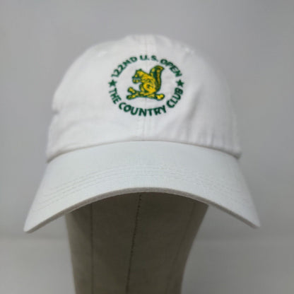 USGA Men's Strapback Hat White Adjustable Embroidered 122nd US Open Logo