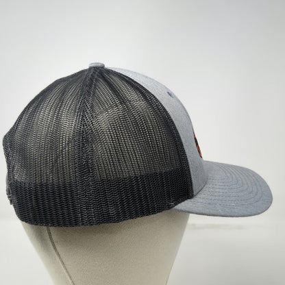 Richardson Trucker Hat Gray L Ditch Witch of the Rockies Mesh Snapback Black