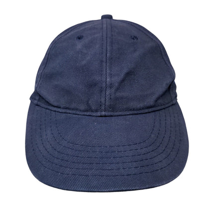 Kahl Slideback Hat Blue One Size Adjustable Embroidered Solid 6 Panel