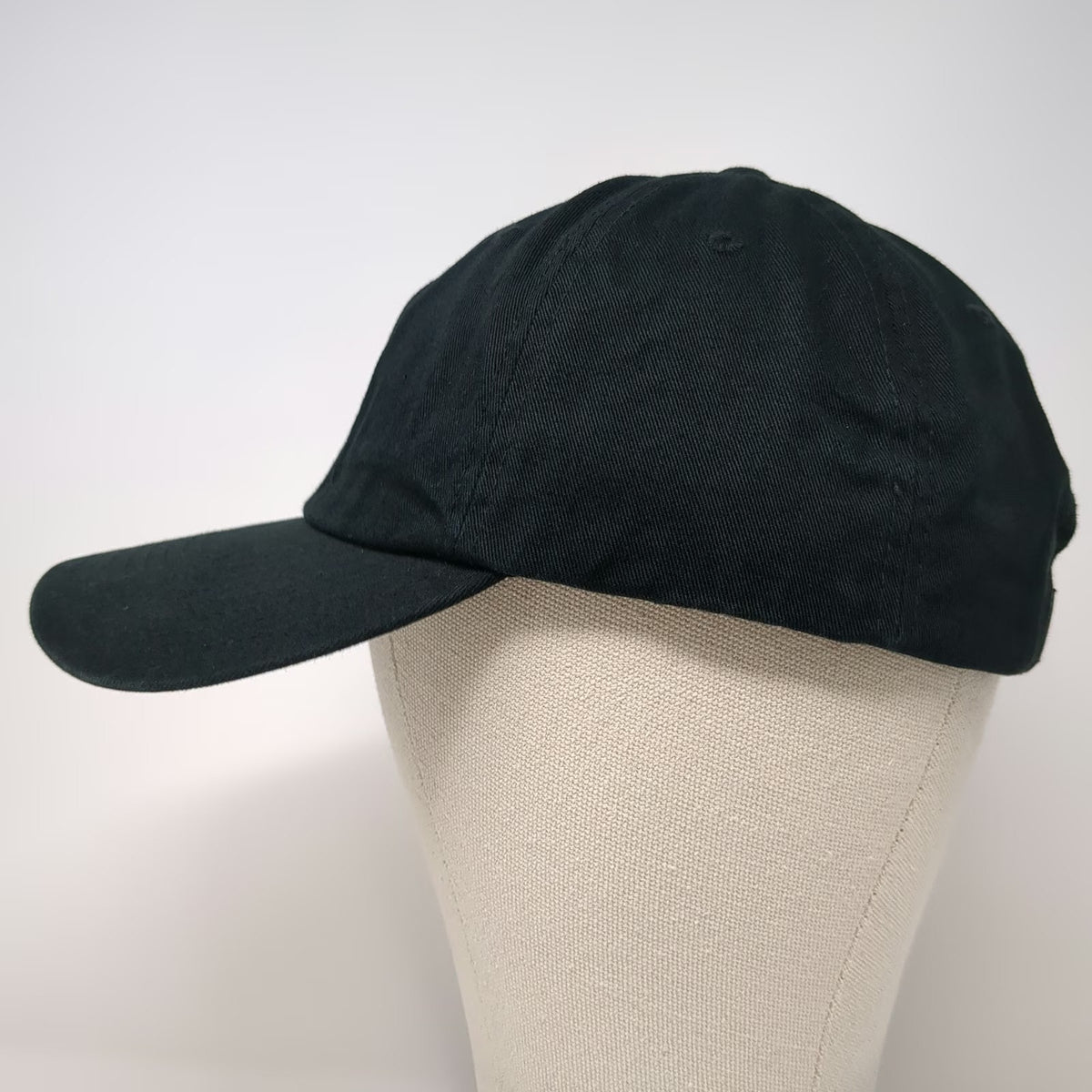 Primitive Baseball Cap Black One Size Script P Logo Embroidered Cotton Hat