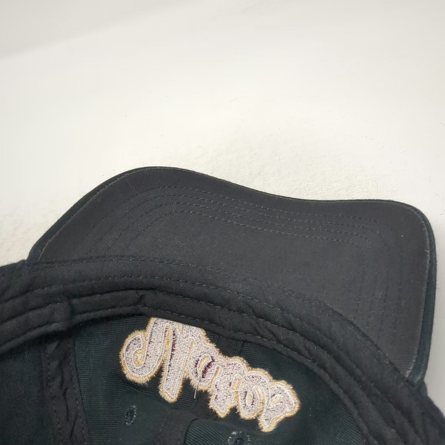 College of Idaho Yotes NCAA Cap Black Purple Gold One Size Hat Adjustable Script