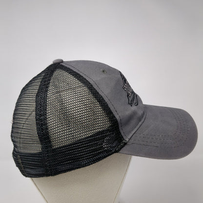 IMPRA Intermountain Pro Rodeo Contestant Snapback Trucker Hat Gray OS Mesh Back