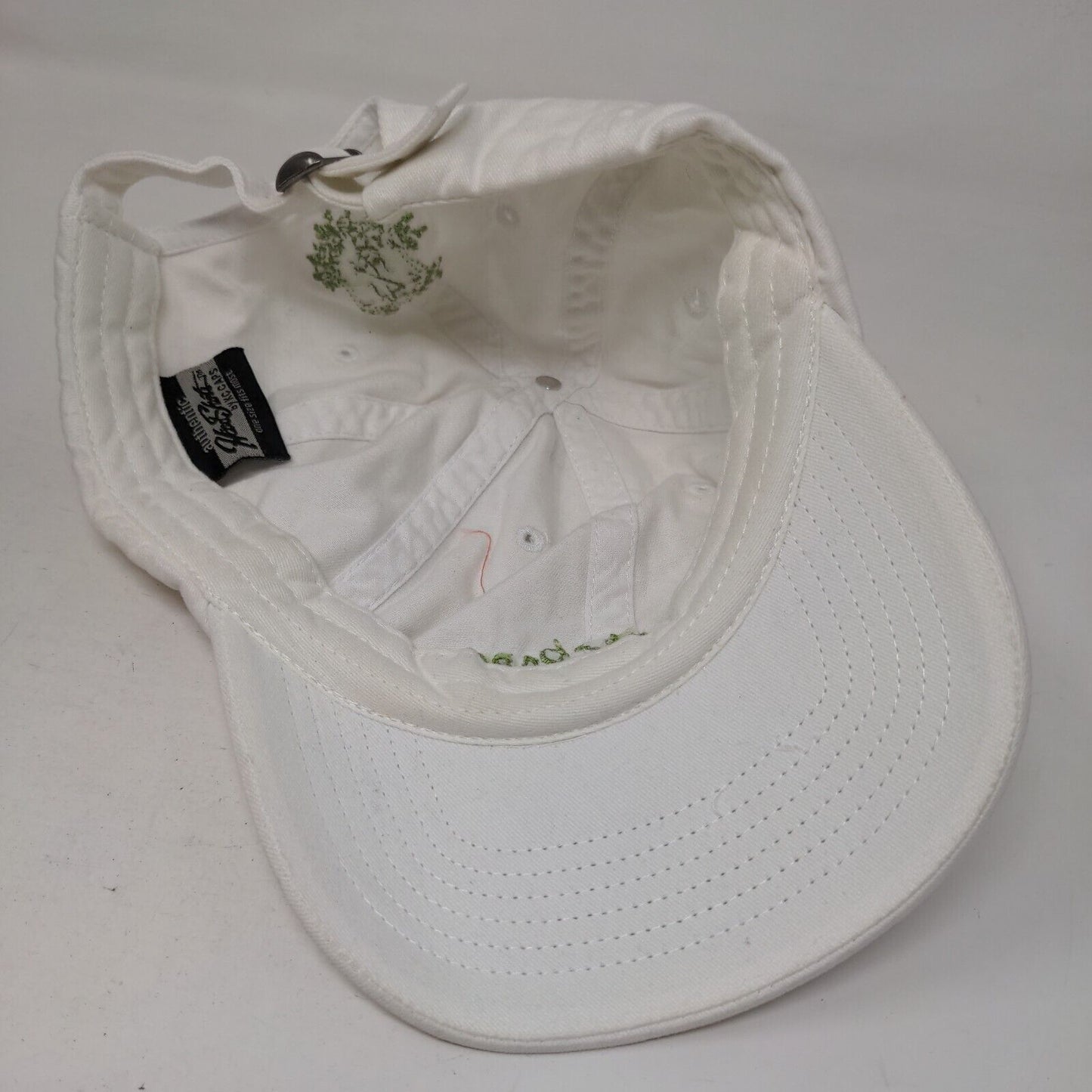 NeSmith 5K Pancoast Slideback Hat White OSFM Embroidered 6 Panel KC Caps Cotton