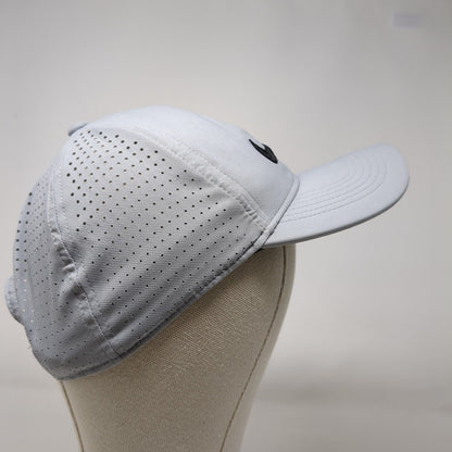 Nike Golf Strapback Hat Gray OS Adjustable Embroidered Breathable Polyester