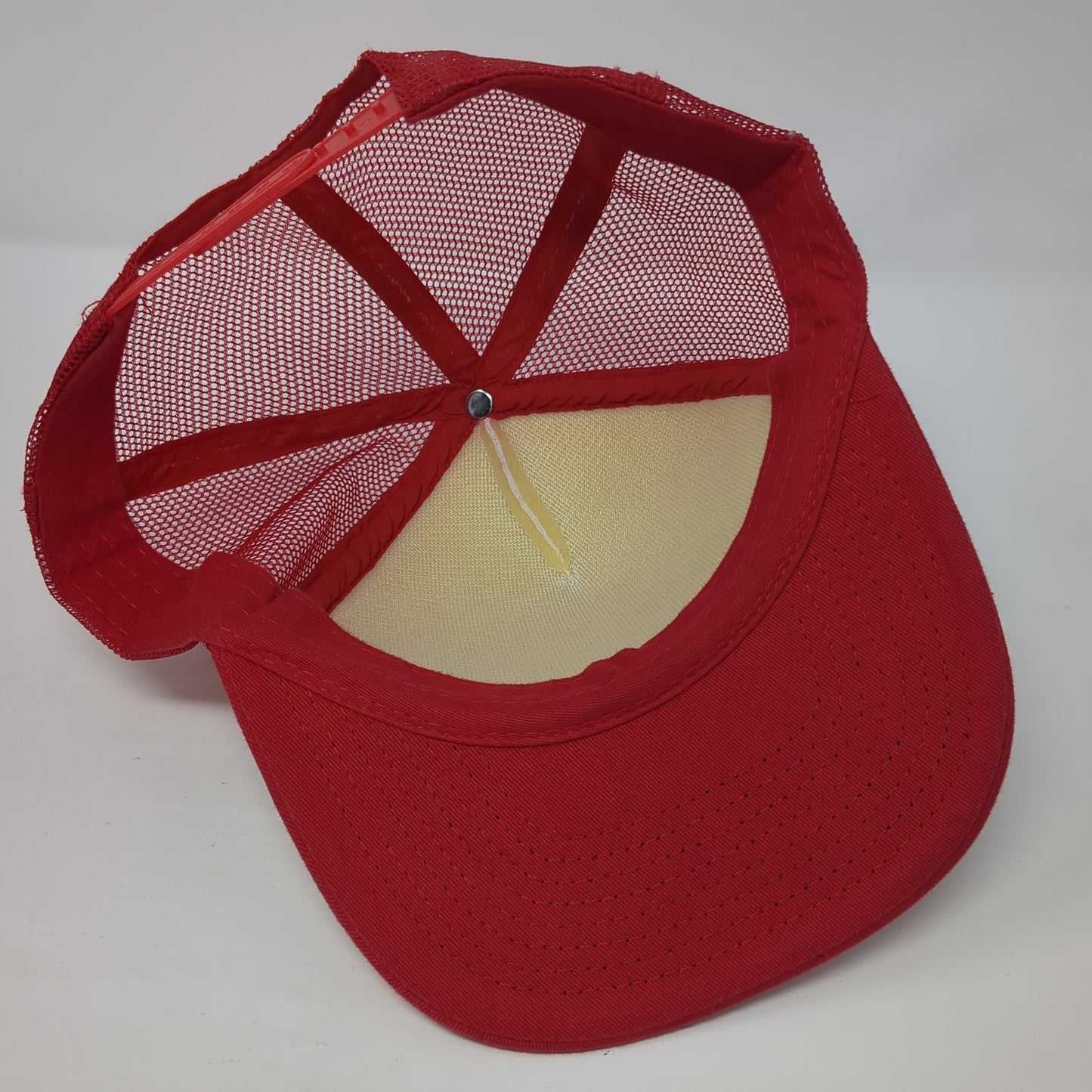 Highland Chiropractic Snapback Mesh Back Trucker Hat Red One Size Adjustable