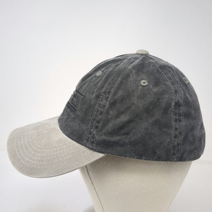 Port Authority Gray One Size Baseball Cap Acid Wash Slideback Accountant Hat
