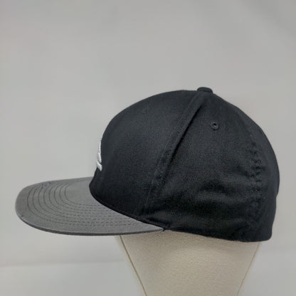 Quiksliver Fitted Hat Black Large/XL Embroidered Flexfit Colorblock