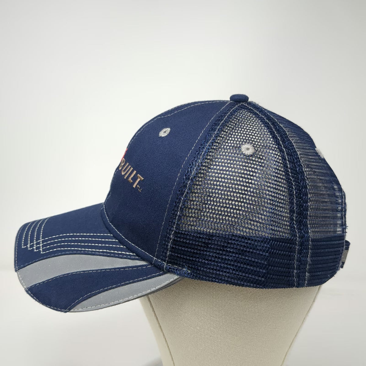 Cap America Baseball Cap Blue One Size RedBuilt Mesh Reflective Strapback Hat