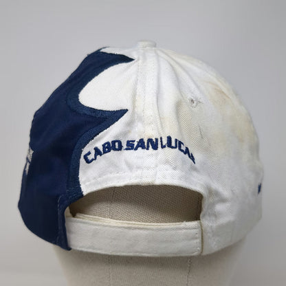 Nissin Baseball Cap White Blue One Size 2005 25th Anniversary Cabo Marlin Hat