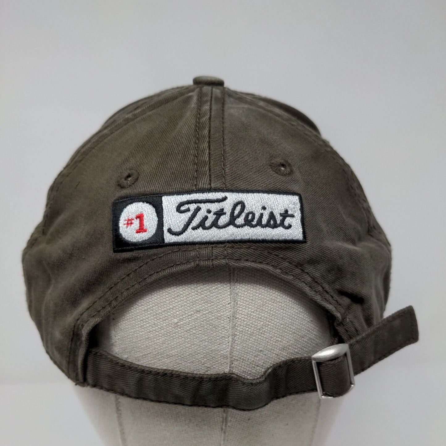 Titleist #1 Slideback Hat Brown OSFA Adjustable Embroidered New Era