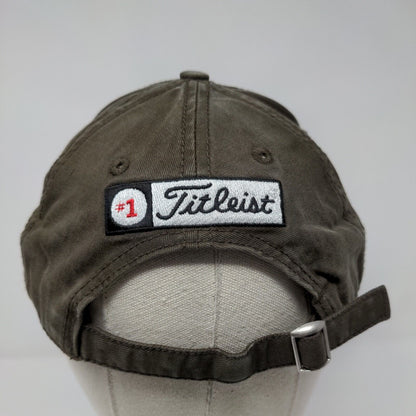Titleist #1 Slideback Hat Brown OSFA Adjustable Embroidered New Era
