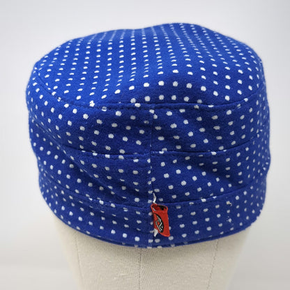 DC Shoes Army Cap Blue One Size Polka Dot Striped Lining Hat