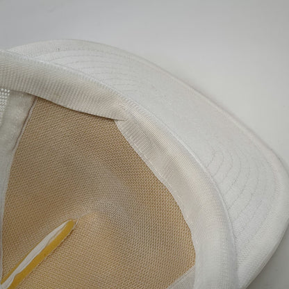 Sportcap Trucker Hat White One Size Mesh Golf Fat Croo 51 CHS Snapback Foam Logo