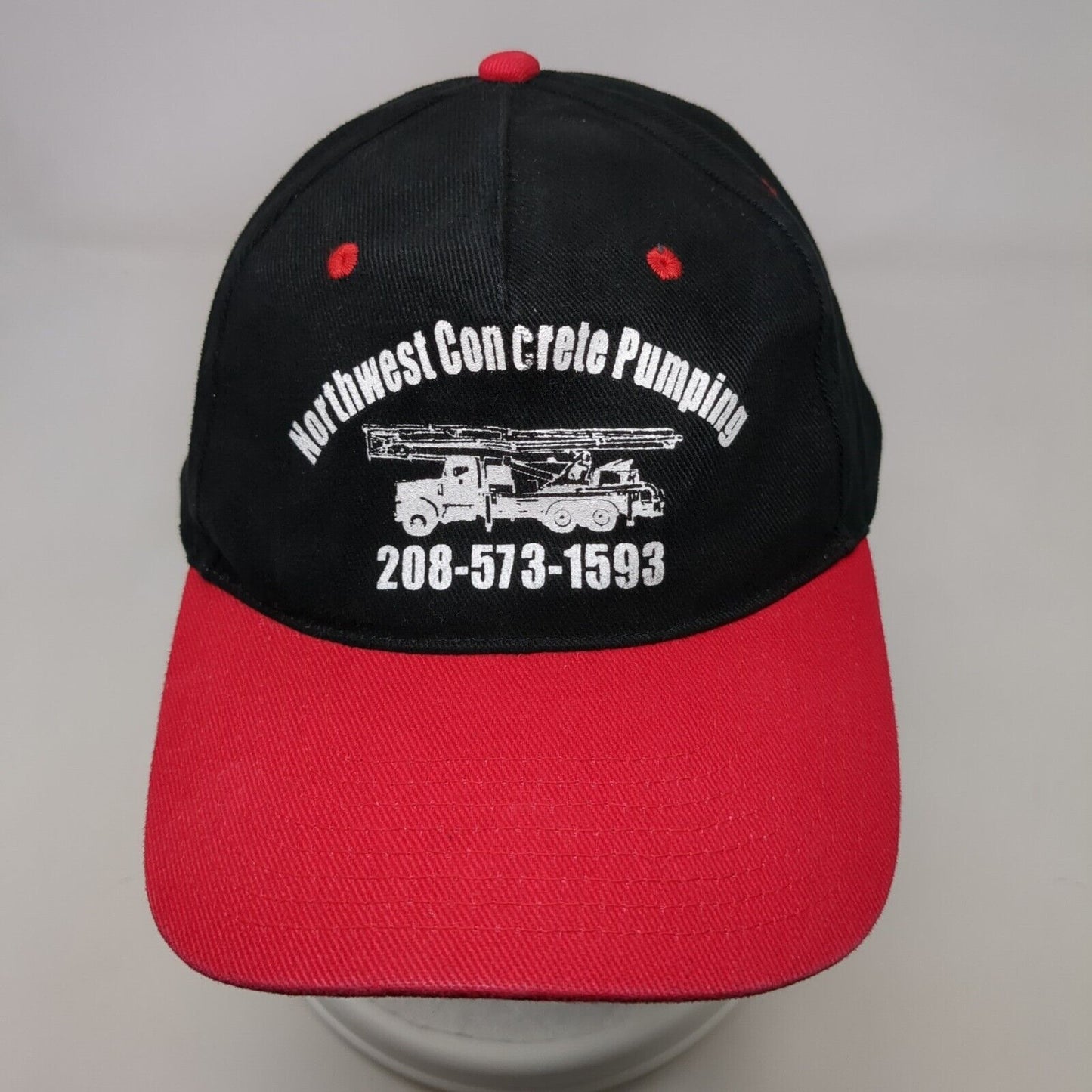 Northwest Concrete Pumping Strapback Hat Multicolor One Size Cobra
