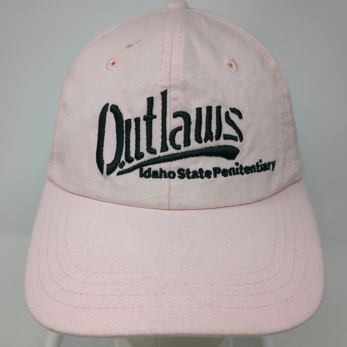 Pink Idaho State Penitentiary Outlaws Baseball Cap One Size Strapback Hat