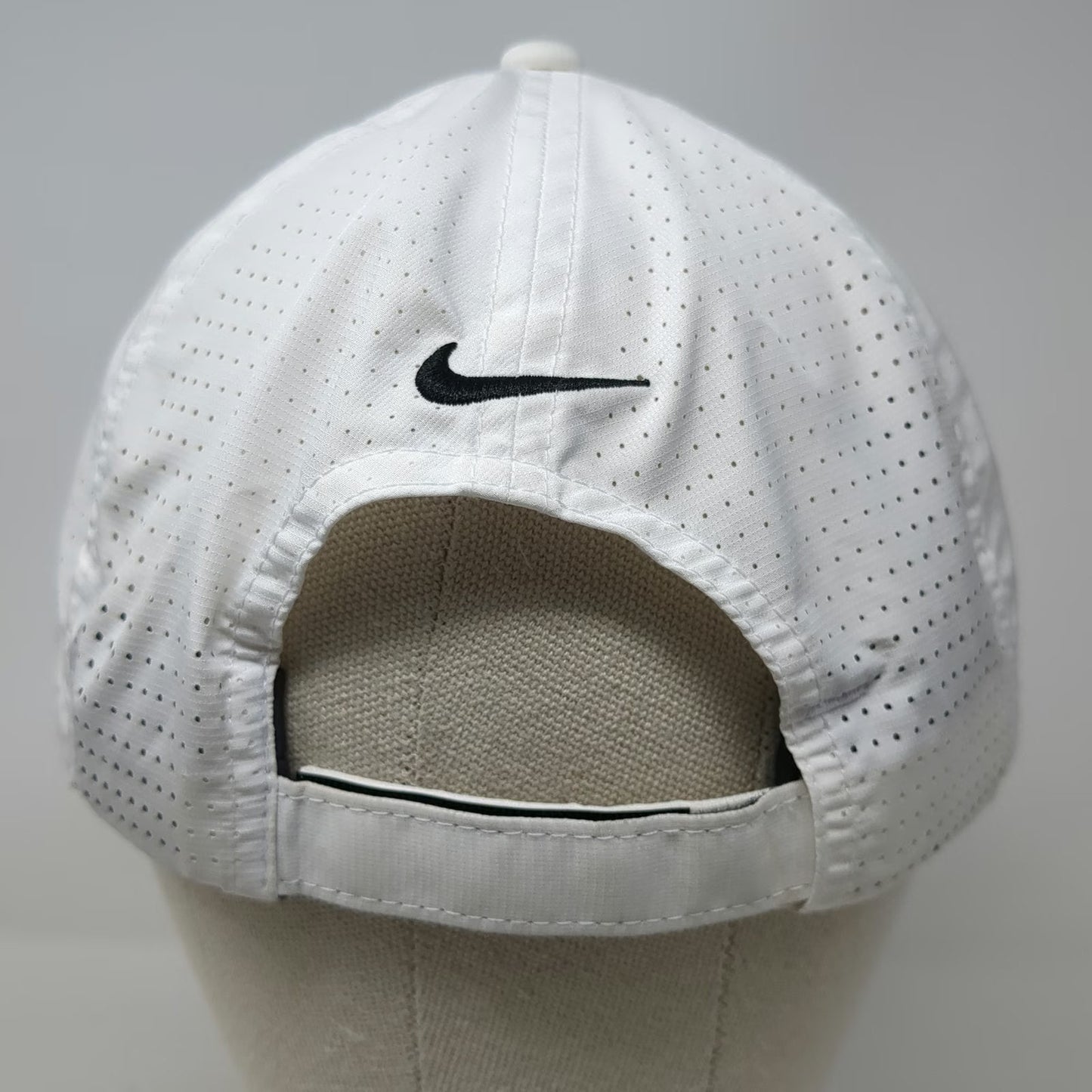 Nike Baseball Cap White One Size Dri-FIT Urban Edge Properties Perforated Hat