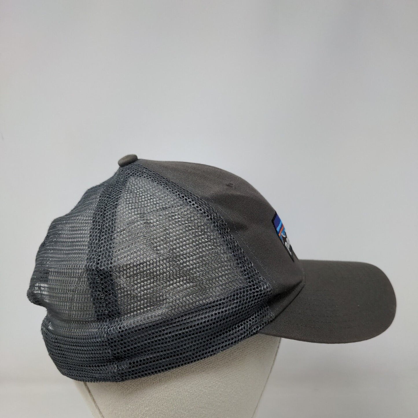 Patagonia Snapback Mesh Back Trucker Hat Gray One Size Embroidered