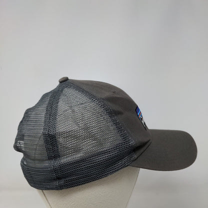 Patagonia Snapback Mesh Back Trucker Hat Gray One Size Embroidered