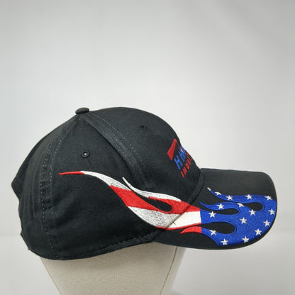 H Hansen Industries Strapback Baseball Cap Black OS Adjustable Patriotic Otto