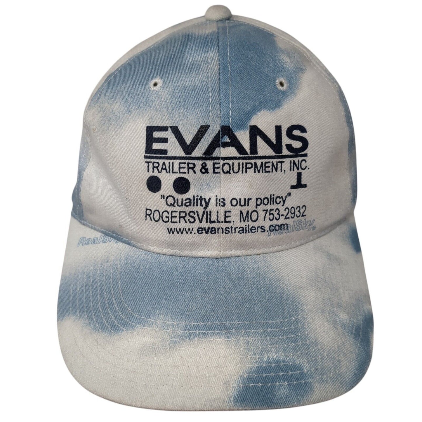 Evans Trailer & Equipment Inc Snapback Hat Multicolor OS Adjustable Tie Dye OC