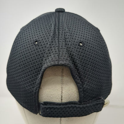 Nike Baseball Cap Black One Size Dri-FIT Mesh Tailwind Strapback Running Hat
