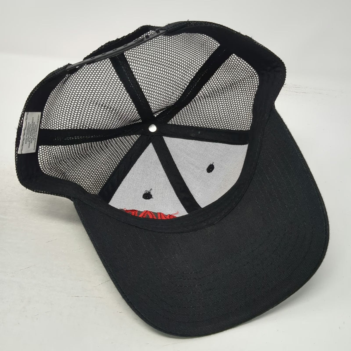 Mac Tools Trucker Hat Black One Size Snapback Mesh Back Embroidered Logo Work